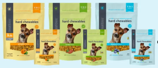 Treatibles Hard Chewable Dog Treats